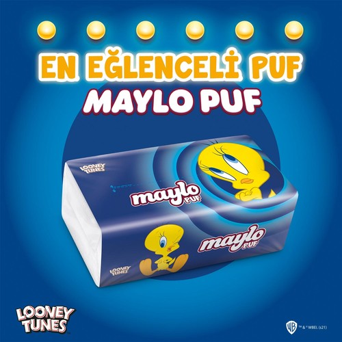 Maylo Looney Tunes Puf Mendil 150 Yaprak 12’li Paket
