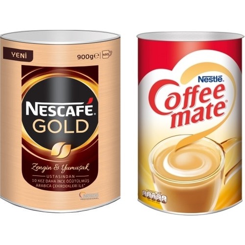 Nescafe Gold 900 Gr + Coffee Mate Kahve Kreması 2000 Gr