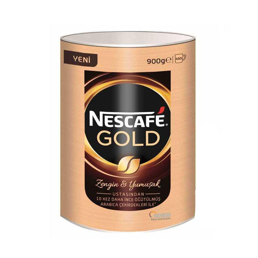 Nescafe Gold Çözünebilir Kahve 900 gr Teneke