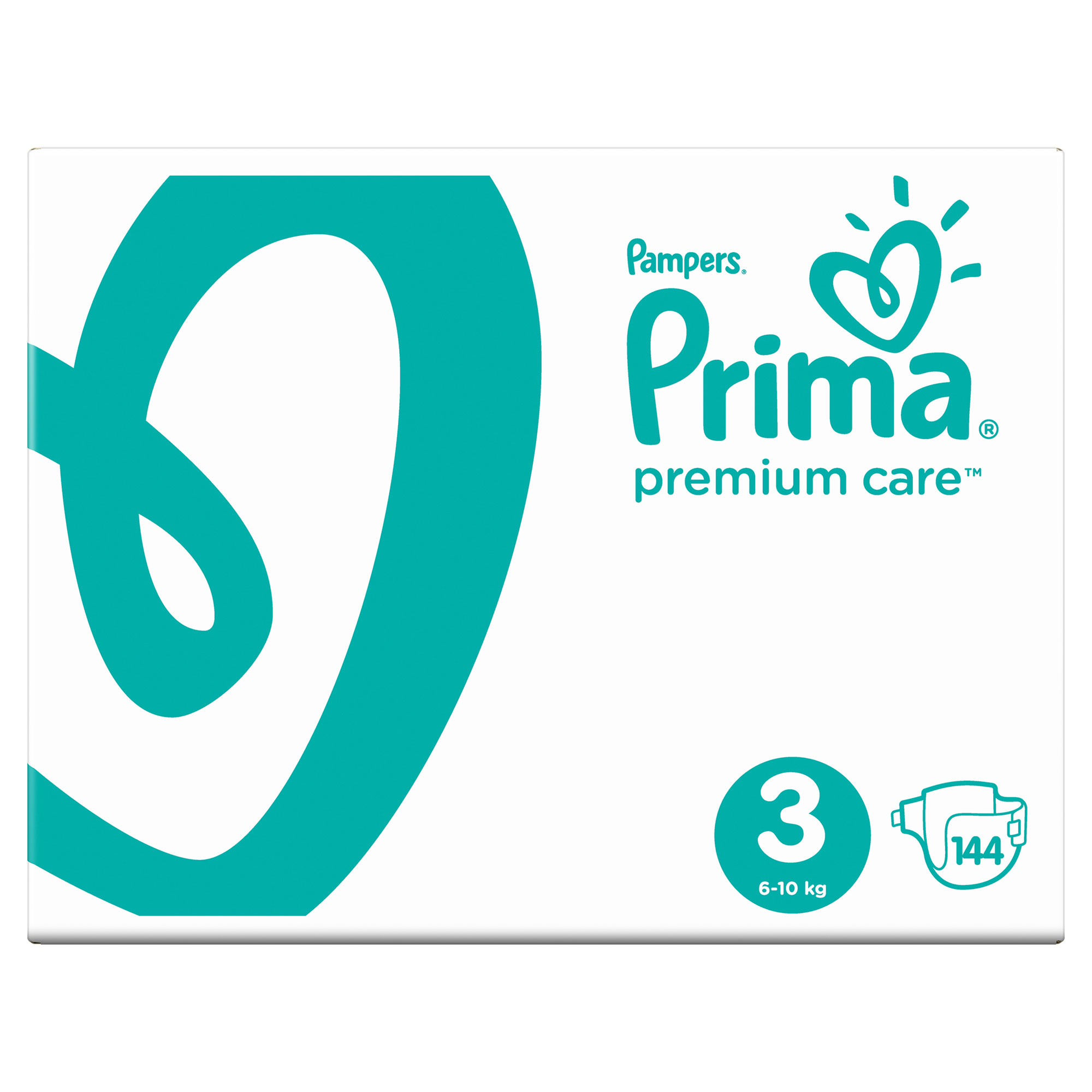 Prima Bebek Bezi Premium Care 3 Beden Midi Aylık Paket 144 Adet