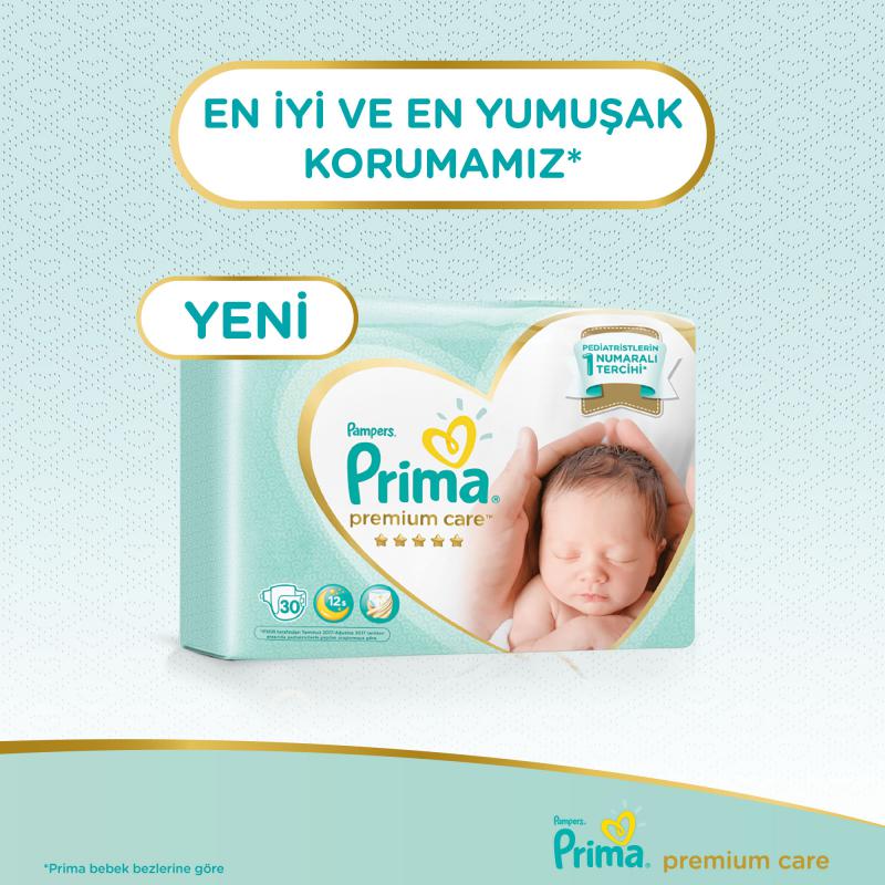 Prima Bebek Bezi Premium Care Aylık Paket Junior 5 Beden 108 X 2