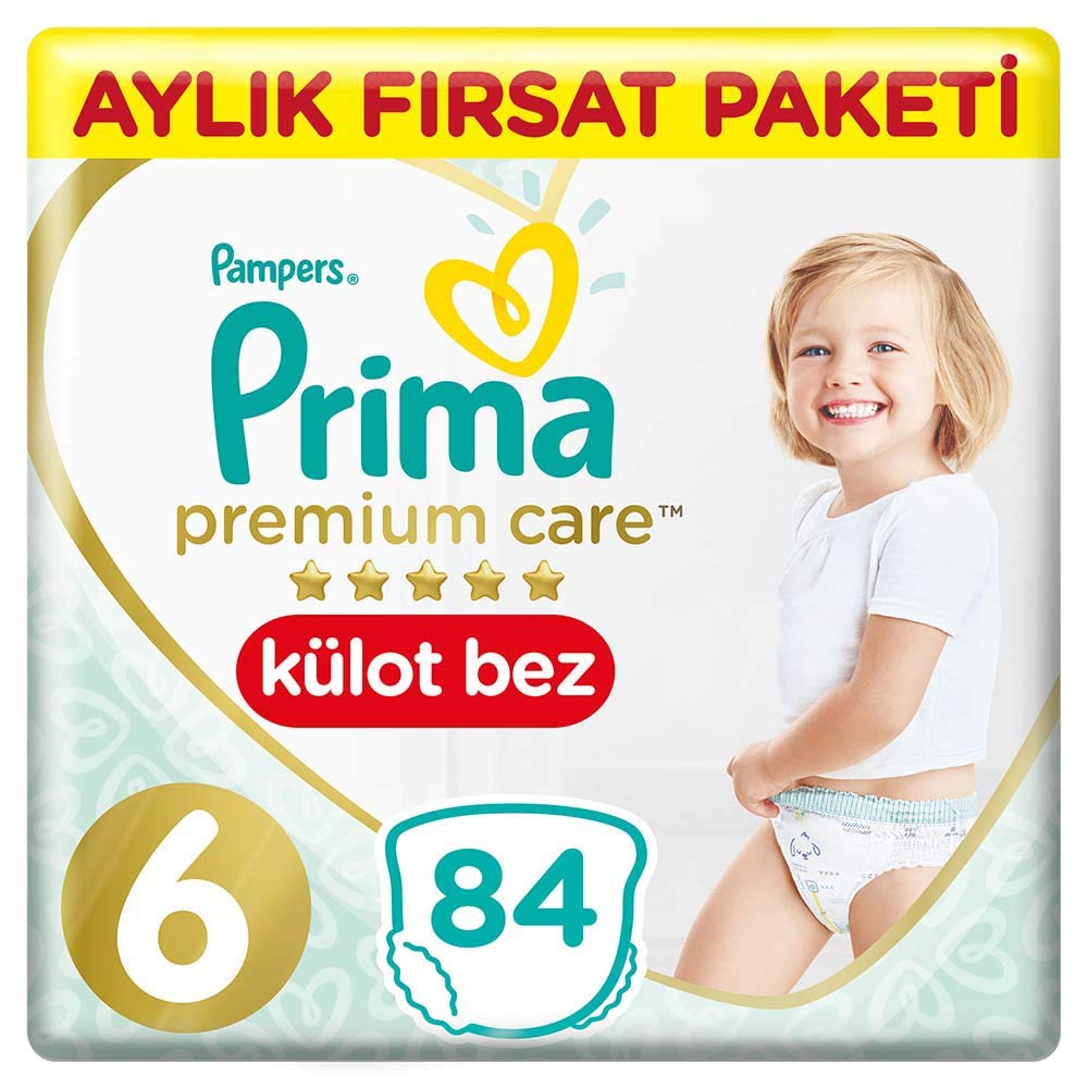 Prima Premium Care Külot Bebek Bezi 6 Beden 15+ Kg 84 Adet