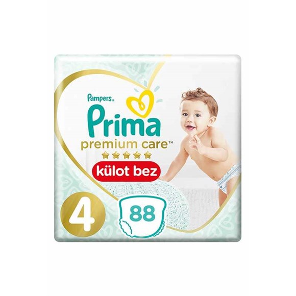 Prima Premium Care Külot Bebek Bezi 4 Beden 9-15 Kg 88 Adet