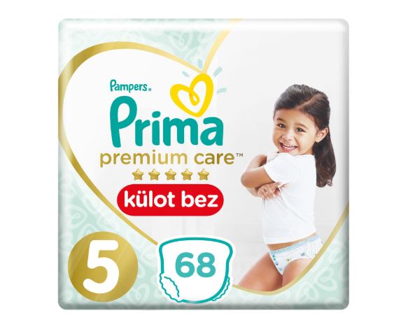 Prima Premium Care Külot Bebek Bezi 5 Beden 68 Adet İkiz Paketi