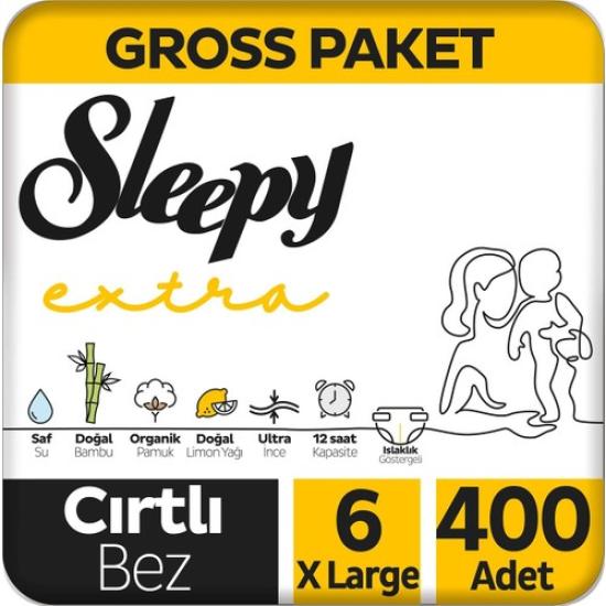 Sleepy Extra Günlük Aktivite Gross Paket Bebek Bezi 6 Numara Xlarge 400 Adet