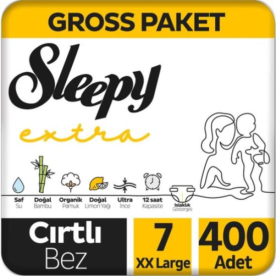 Sleepy Extra Günlük Aktivite Gross Paket Bebek Bezi 7 Numara Xxlarge 400 Adet