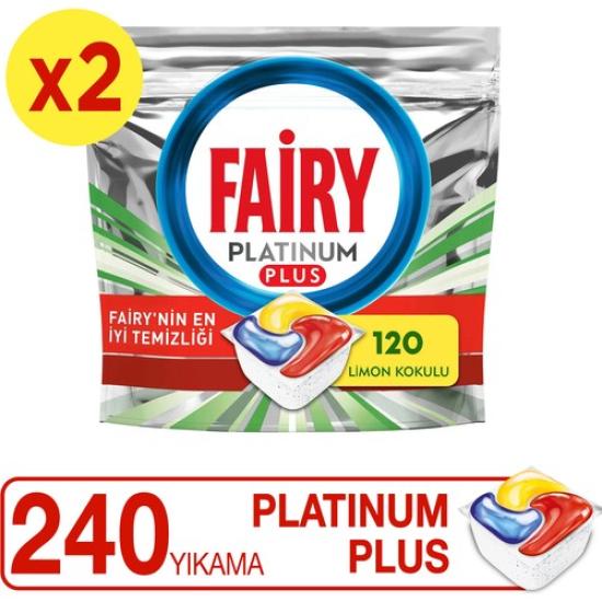 Fairy Platinum Plus Bulaşık Makinesi Deterjanı 240’lı (40x6)
