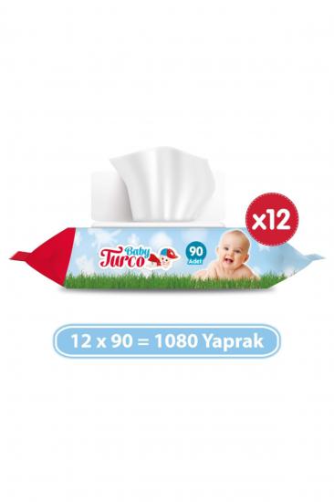 Baby Turco Islak Havlu 12x90 (1080 Yaprak)