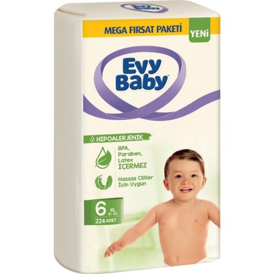 Evy Baby Bebek Bezi Mega Fırsat Paketi 6 Numara 224 Adet