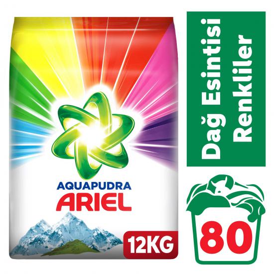 Ariel Dağ Esintisi Renkliler için 12 kg Toz Deterjan