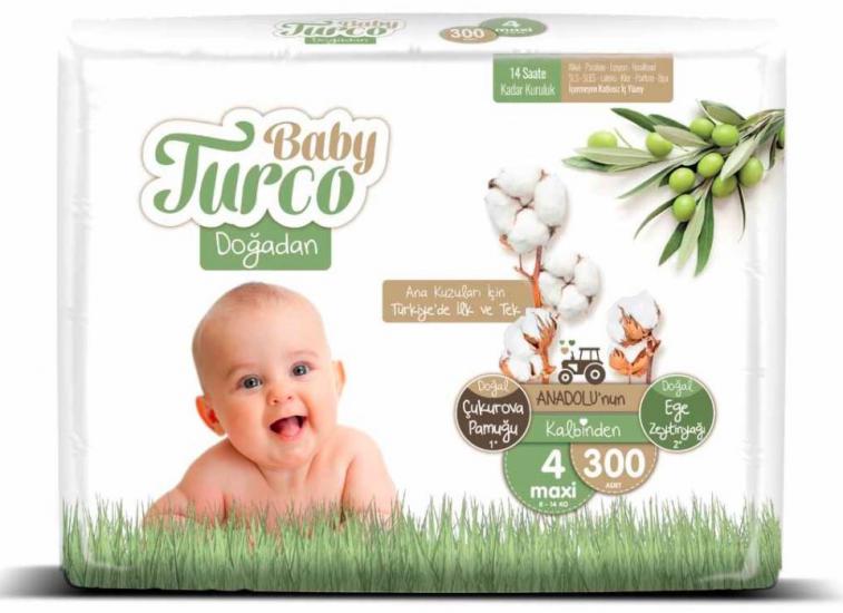 Baby Turco Doğadan 4 Numara Maxi 300’lü