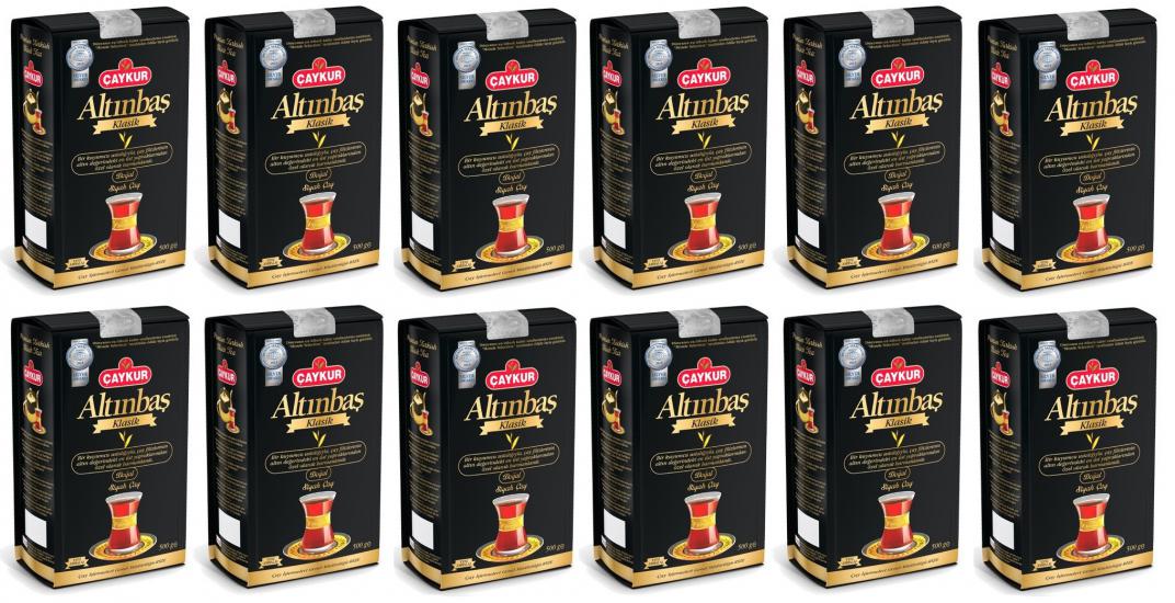 Çaykur Altınbaş Klasik Doğal Siyah Dökme Çay 12 x 500 G