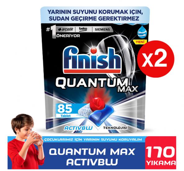 Finish Quantum Max Bulaşık Makinesi Deterjanı 2 x 85 Tablet