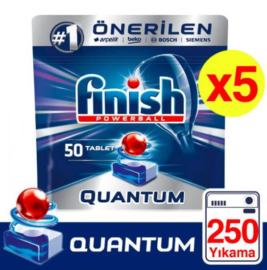 Finish Quantum 50x5 Tablet Bulaşık Makinesi Deterjanı