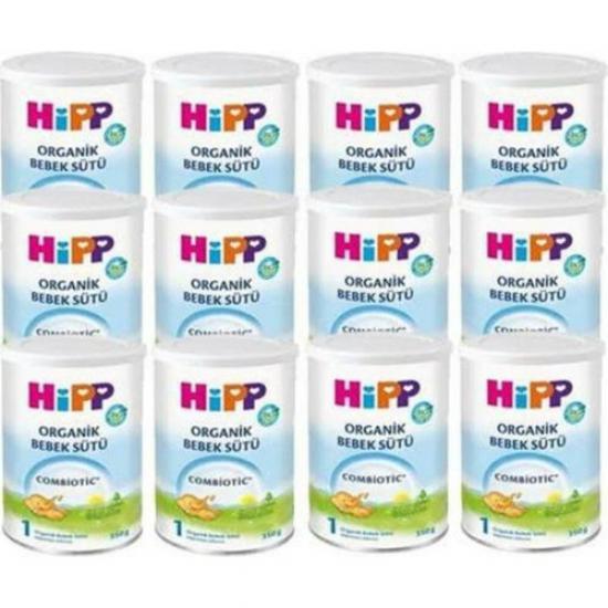 Hipp 1 Organik Combiotic Bebek Sütü 350 gr x 12 Adet