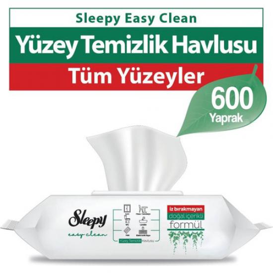 Sleepy Easy Clean Yüzey Temizlik Havlusu 600 Yaprak