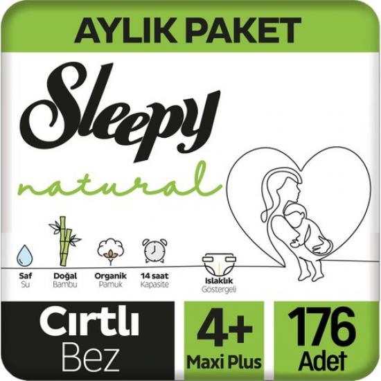 Sleepy Natural Bebek Bezi 4+ Beden 176’lı