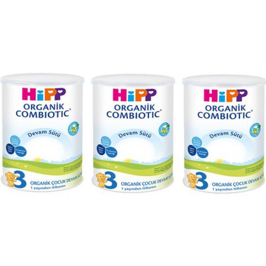 Hipp 3 Organik Combiotic Devam Sütü 350 gr 3 Adet
