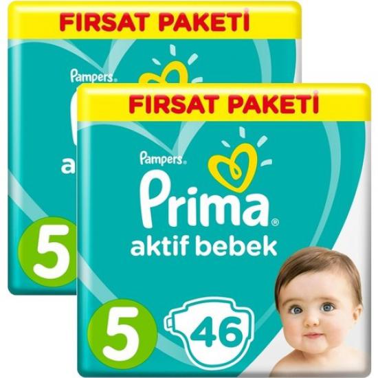 Prima Büyük Fırsat Paketi 5 Numara 92 Adet ( 46 x 2 ) 11-16 kg