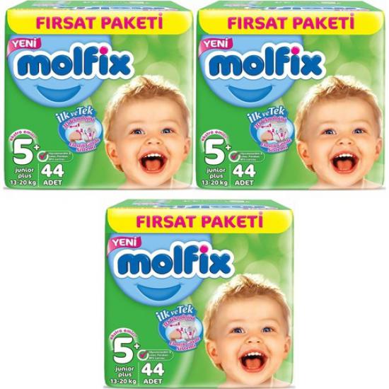 Molfix 5+ Numara 44*3=132 Bebek Bezi