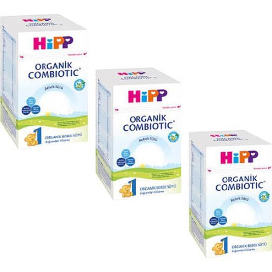 Hipp 1 Organik Combiotic Bebek Sütü 800 gr 3’lü