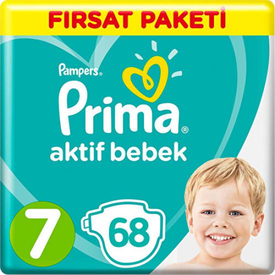 Prima Bebek Bezi 7 Beden Fırsat Paketi 15+ Kg (2*34) 68