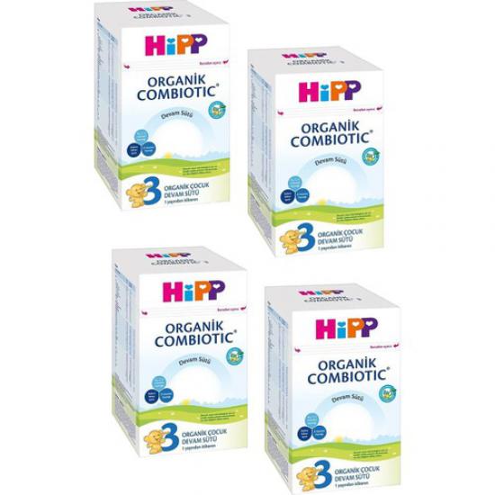 Hipp 3 Organik Combiotic Devam Sütü 800 gr 4’lü