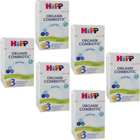 Hipp 3 Organik Combiotic 800 gr Devam Sütü 6 Adet