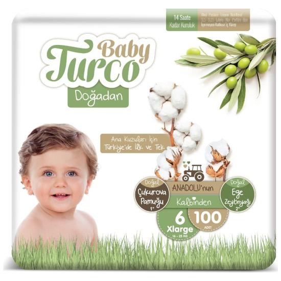 Baby Turco Doğadan 6 Numara Xlarge 100’lü