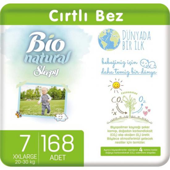 Sleepy Bio Natural Bebek Bezi 7 Numara Xxlarge 168’LI