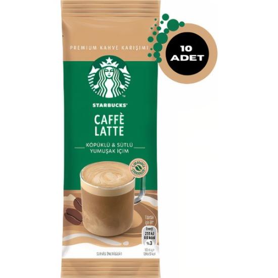 Starbucks Caffe Latte Granül Kahve 10’lu Paket x 14 gr