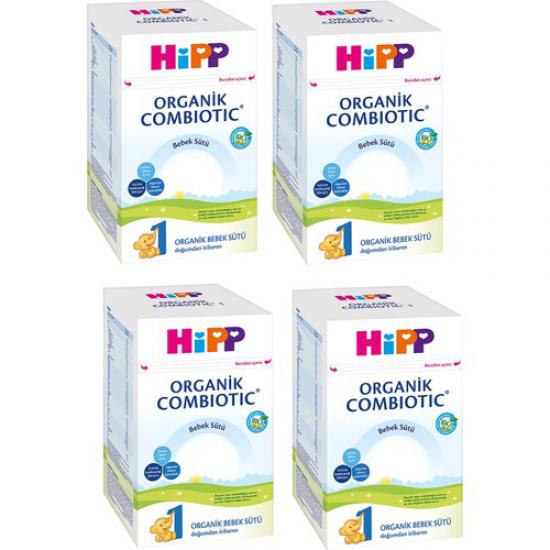 Hipp 1 Organik Combiotic 800 gr Bebek Sütü 4 Adet
