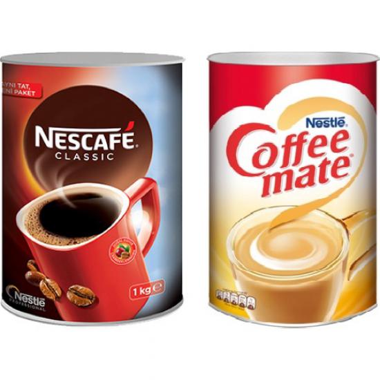 Nescafe Classic 1000 Gr. + Coffee Mate Kahve Kreması 2000 Gr