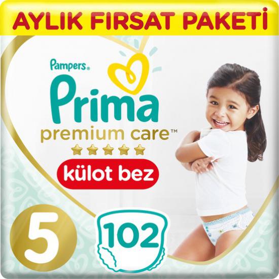 Prima Premium Care Külot Bebek Bezi 5 Beden 12-17 Kg 102 Adet