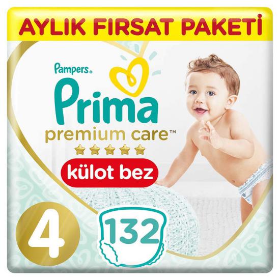 Prima Premium Care Külot Bebek Bezi 4 Beden 9-15 Kg 132 Adet