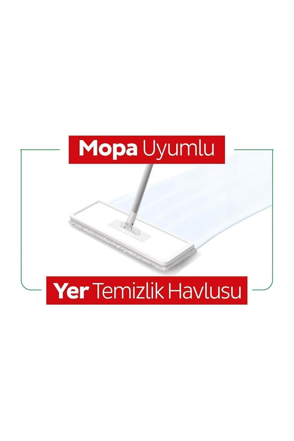 Sleepy Easy Clean Beyaz Sabun Katkılı Mopa Uyumlu Yer Temizlik Havlusu 4x50 Yaprak (200 Yaprak)