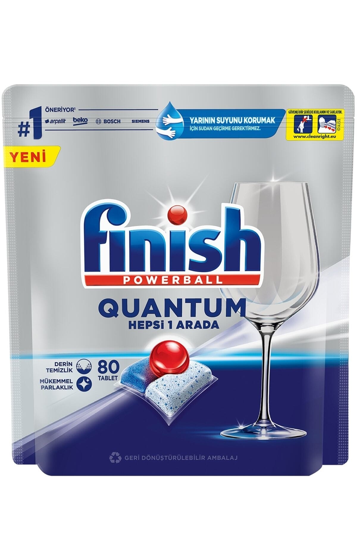 Finish Quantum 80 Tablet Bulaşık Makinesi Deterjanı