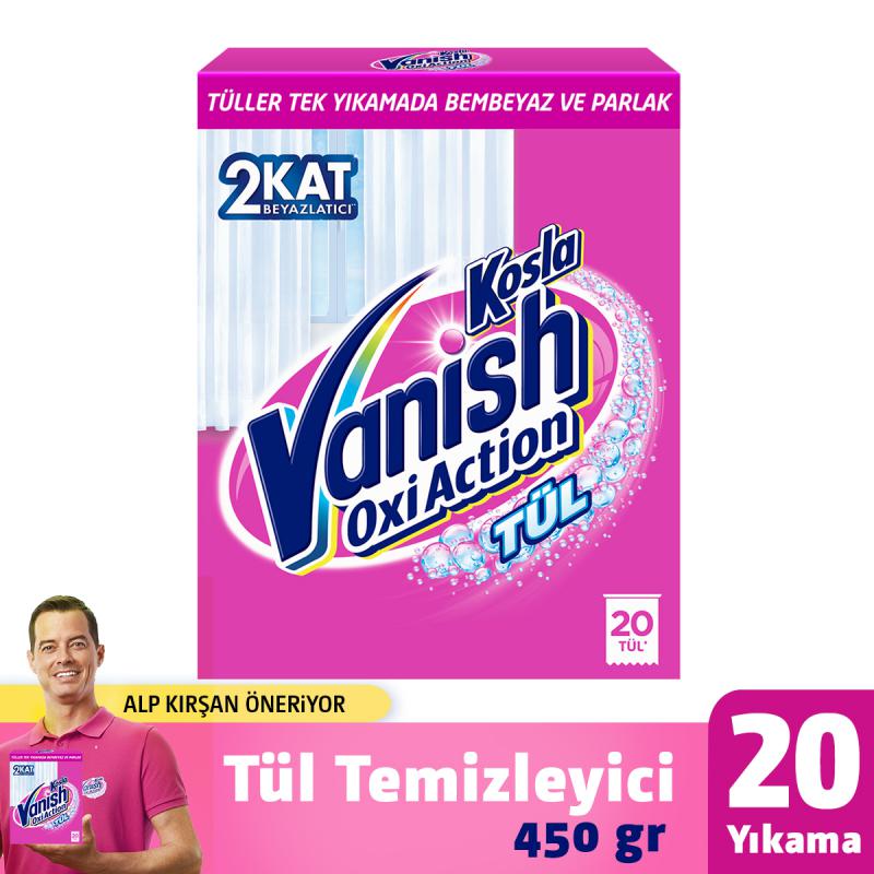 Vanish Kosla Tül Temizleyici 2’li Toz 450gr + Parlatıcı 450ml