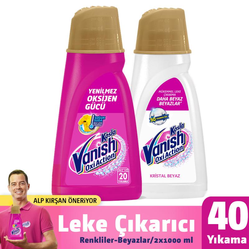 Vanish Kosla Oxi Action Gold Sıvı Leke Çıkarıcı 1000 ml+1000 ml